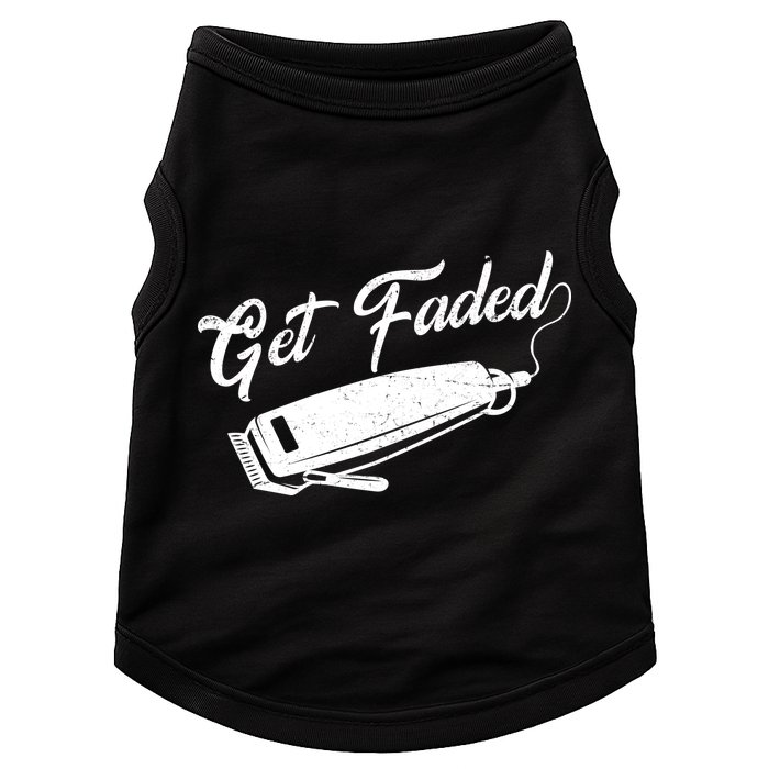 Get Faded Barber Razor Doggie Tank