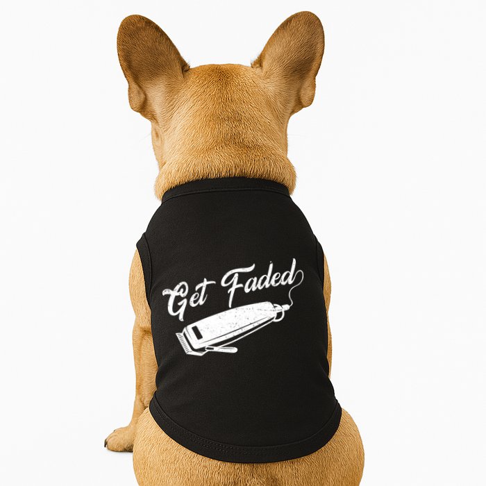 Get Faded Barber Razor Doggie Tank