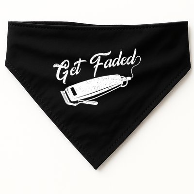 Get Faded Barber Razor USA-Made Doggie Bandana