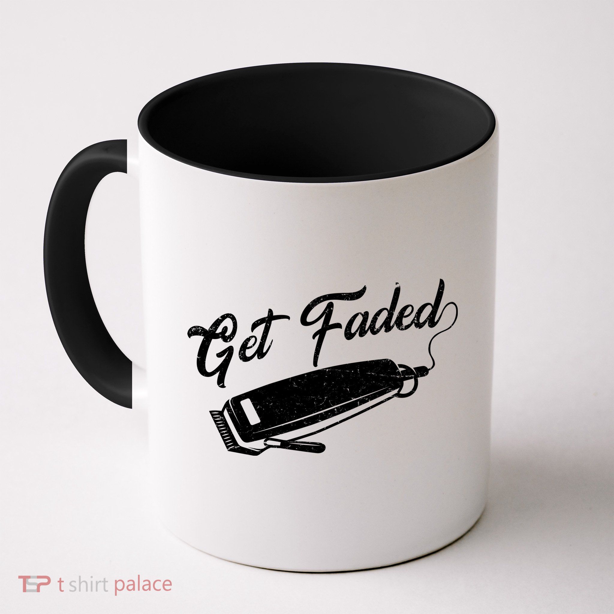 Get Faded Barber Razor Mug