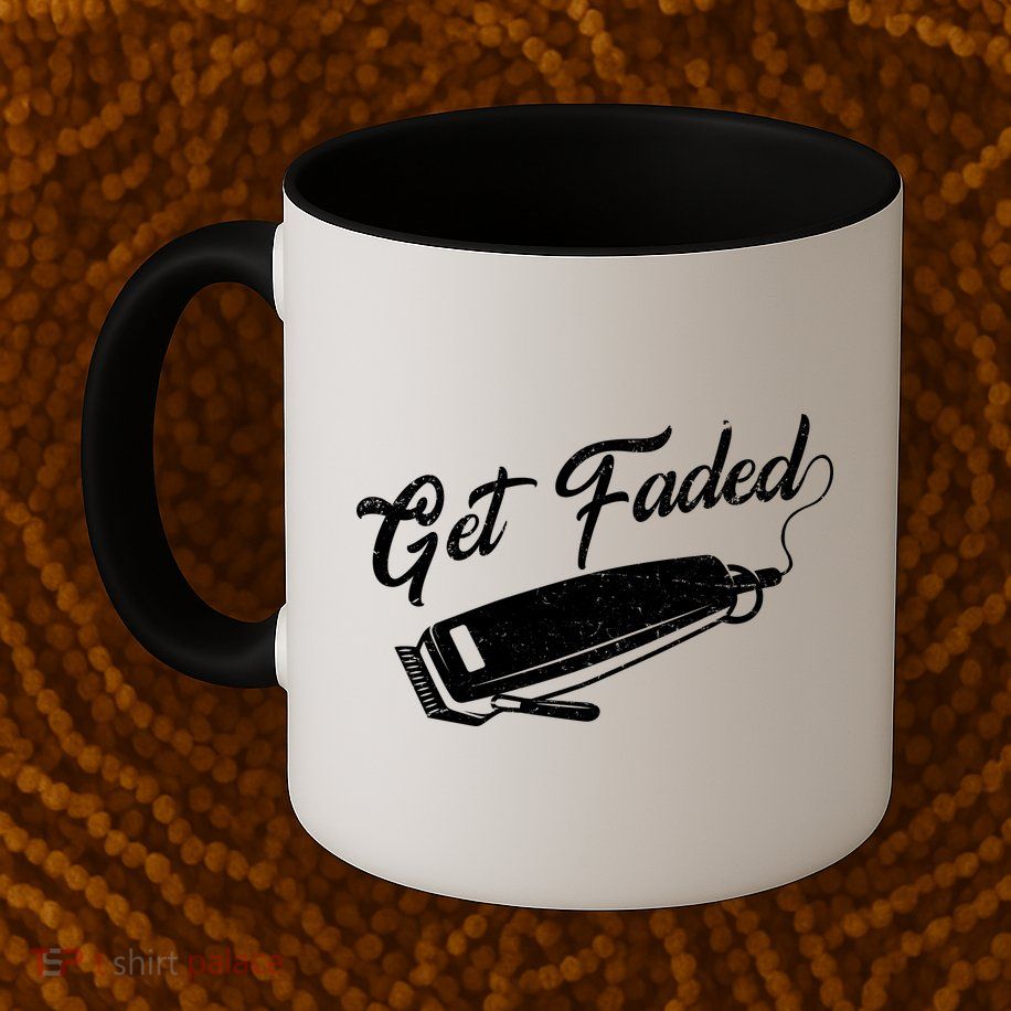 Get Faded Barber Razor Mug
