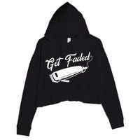 Get Faded Barber Razor Crop Fleece Hoodie
