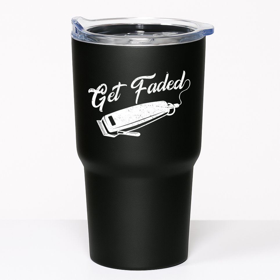 Get Faded Barber Razor Tumbler
