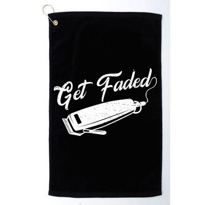 Get Faded Barber Razor Golf Towel