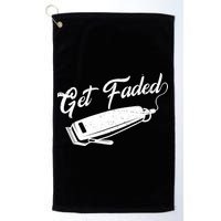 Get Faded Barber Razor Golf Towel