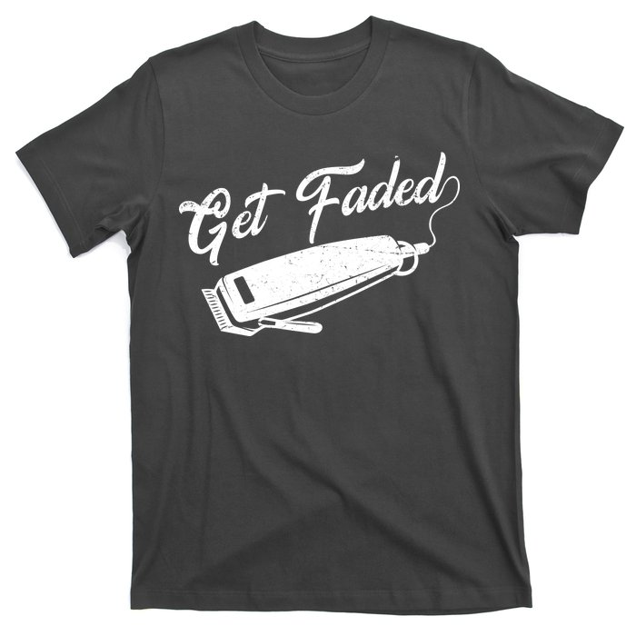 Get Faded Barber Razor T-Shirt