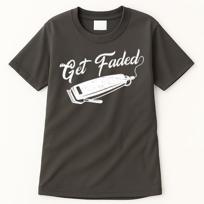 Get Faded Barber Razor Tall T-Shirt