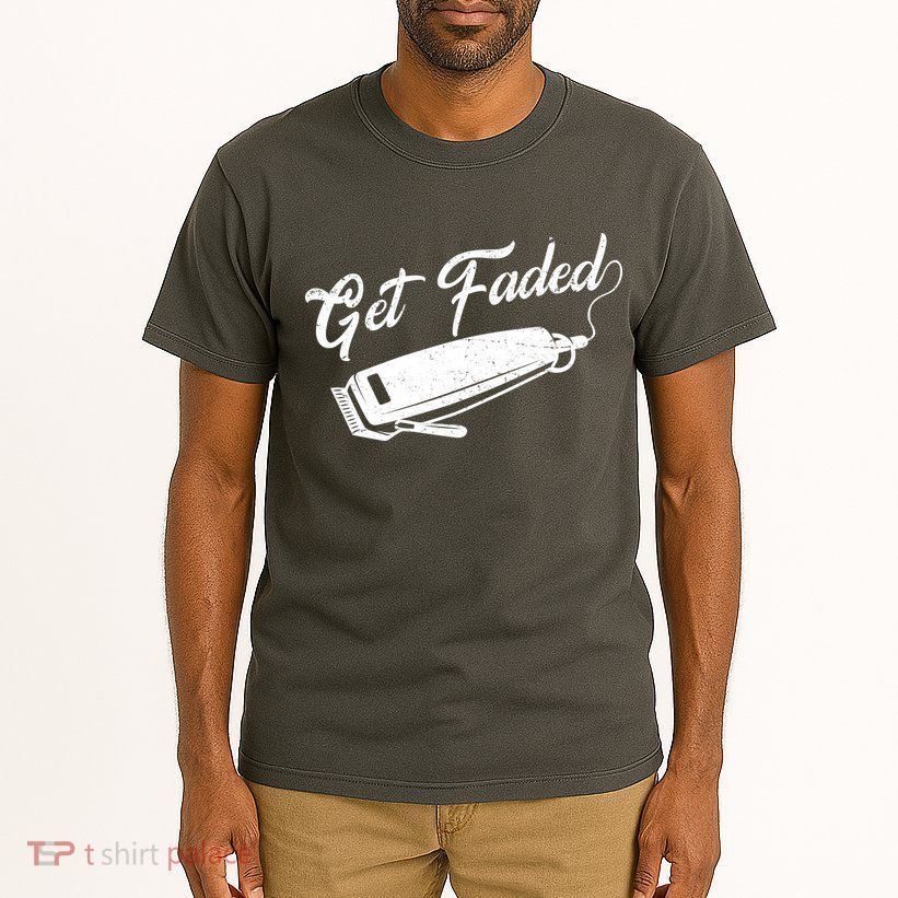 Get Faded Barber Razor Tall T-Shirt