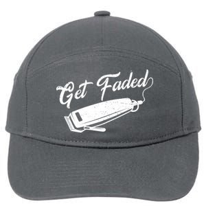 Get Faded Barber Razor 7-Panel Snapback Hat