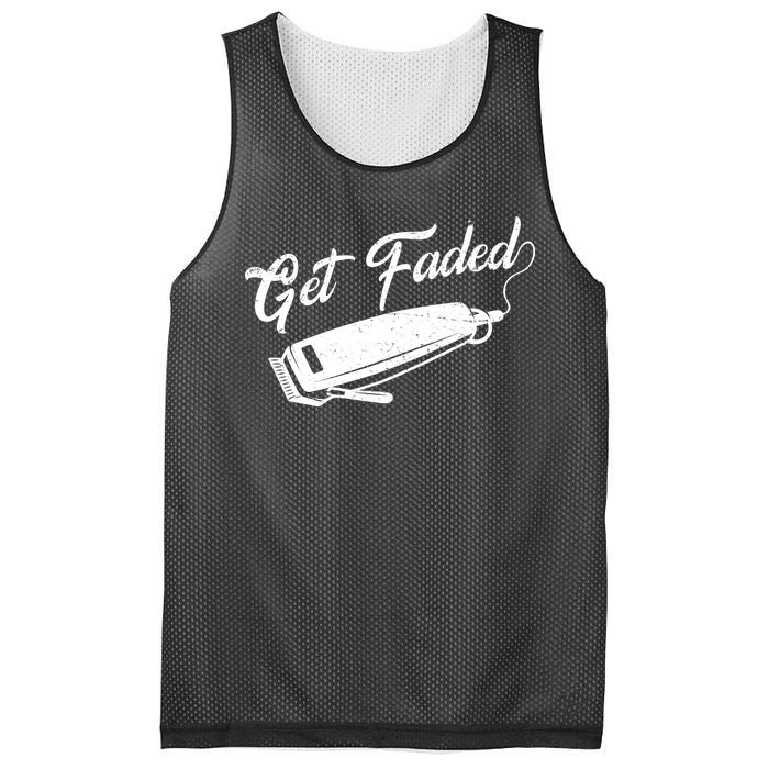 Get Faded Barber Razor Mesh Reversible Basketball Jersey Tank