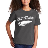 Get Faded Barber Razor Kids T-Shirt