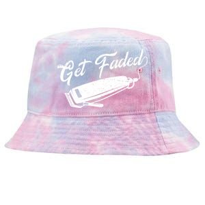 Get Faded Barber Razor Tie-Dyed Bucket Hat