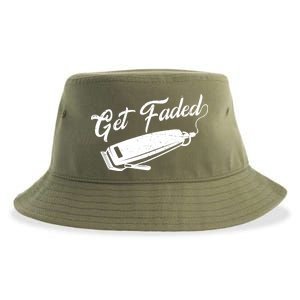 Get Faded Barber Razor Sustainable Bucket Hat