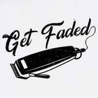 Get Faded Barber Razor Garment-Dyed Sweatshirt