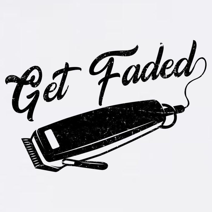 Get Faded Barber Razor Garment-Dyed Sweatshirt