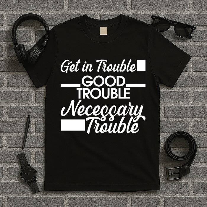 Get In Good Necessary Trouble RIP John Lewis  T-Shirt