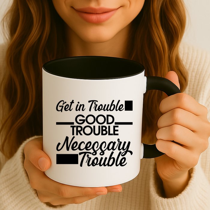 Get In Good Necessary Trouble RIP John Lewis  Mug