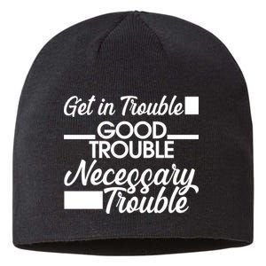 Get In Good Necessary Trouble RIP John Lewis  Sustainable Beanie