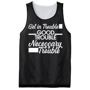 Get In Good Necessary Trouble RIP John Lewis  Mesh Reversible Basketball Jersey Tank