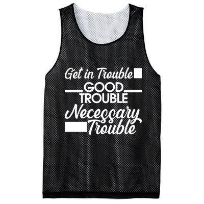 Get In Good Necessary Trouble RIP John Lewis  Mesh Reversible Basketball Jersey Tank