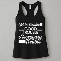 Get In Good Necessary Trouble RIP John Lewis  Womens Tank Top