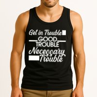 Get In Good Necessary Trouble RIP John Lewis  Tank Top