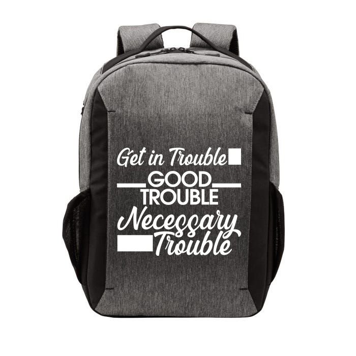 Get In Good Necessary Trouble RIP John Lewis  Vector Backpack