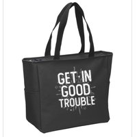Get In Good Trouble John Lewis Quote  Zip Tote Bag