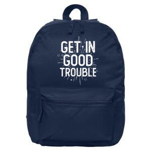 Get In Good Trouble John Lewis Quote  16 in Basic Backpack