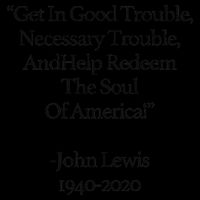 Get In Good Trouble Necessary Trouble 16oz Travel Tumbler