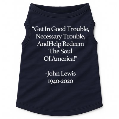 Get In Good Trouble Necessary Trouble Doggie Tank