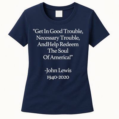 Get In Good Trouble Necessary Trouble Womens T-Shirt