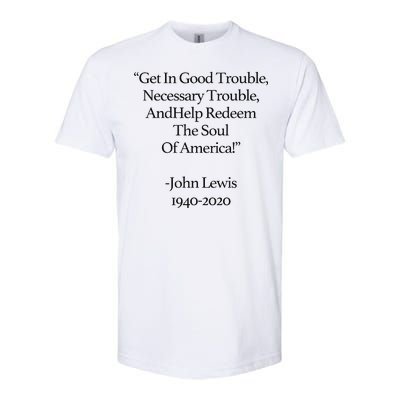 Get In Good Trouble Necessary Trouble Softstyle® CVC T-Shirt