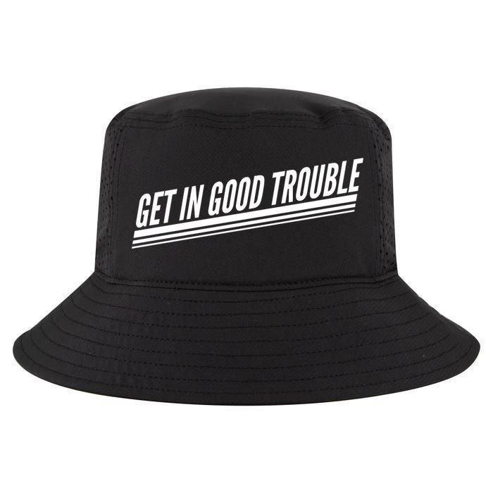 Get In Good Trouble Rep John Lewis Quote  Cool Comfort Performance Bucket Hat