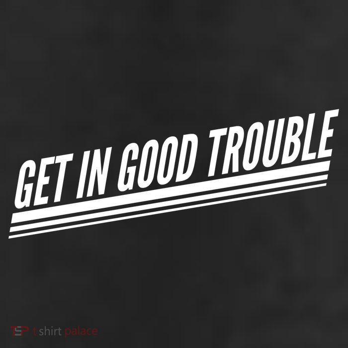 Get In Good Trouble Rep John Lewis Quote  Adult Drive Performance Visor