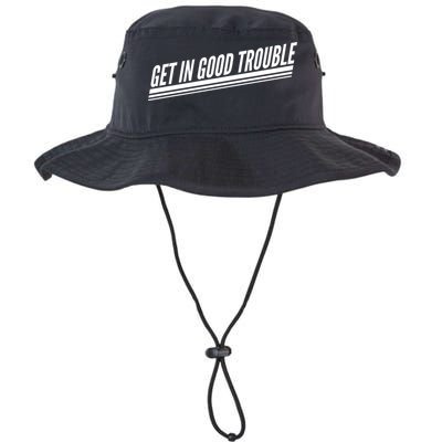 Get In Good Trouble Rep John Lewis Quote  Bucket Hat