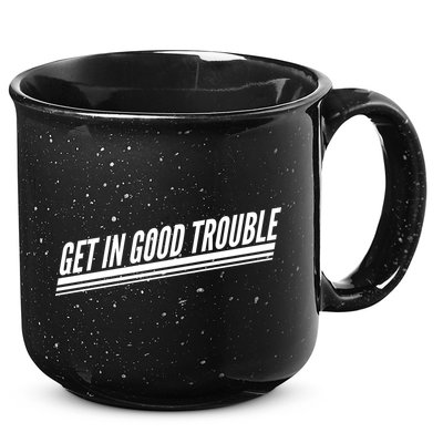 Get In Good Trouble Rep John Lewis Quote  15oz Campfire Ceramic Mug