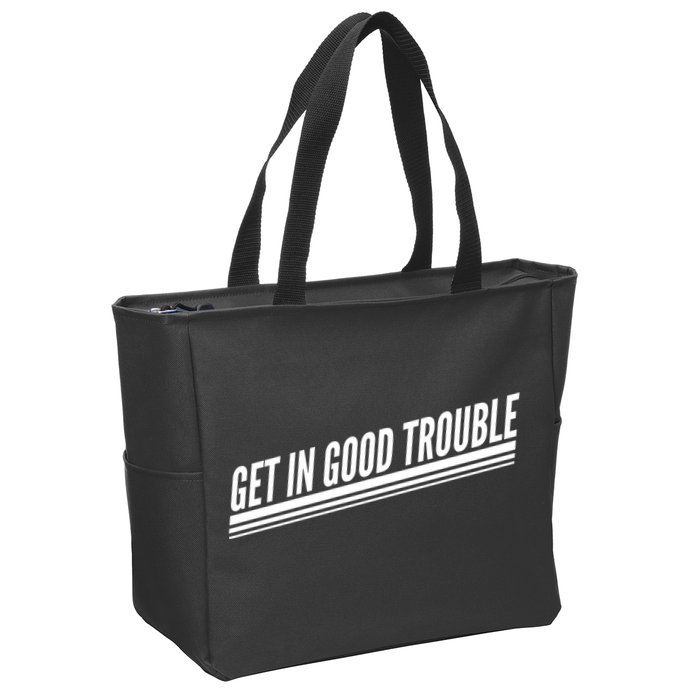 Get In Good Trouble Rep John Lewis Quote  Zip Tote Bag