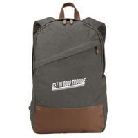 Get In Good Trouble Rep John Lewis Quote  Cotton Canvas Backpack