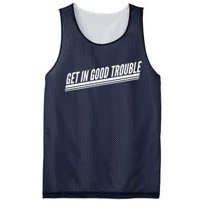 Get In Good Trouble Rep John Lewis Quote  Mesh Reversible Basketball Jersey Tank