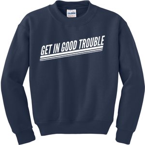 Get In Good Trouble Rep John Lewis Quote  Kids Sweatshirt