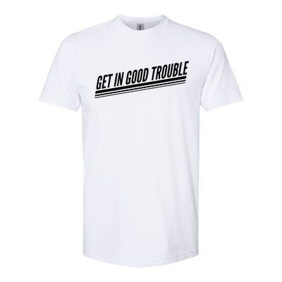 Get In Good Trouble Rep John Lewis Quote  Softstyle CVC T-Shirt