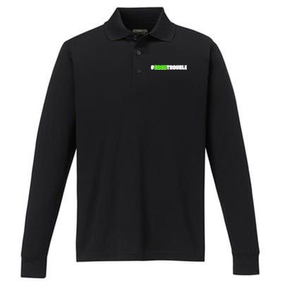 Get In #GoodTrouble John Lewis Tribute Performance Long Sleeve Polo