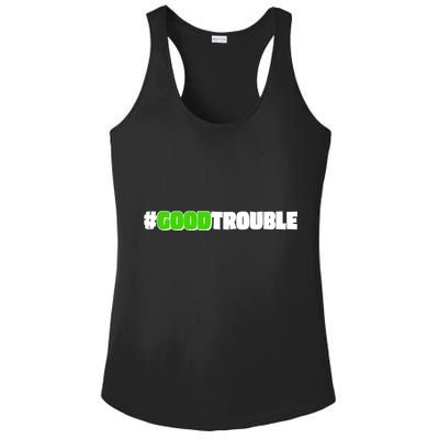 Get In #GoodTrouble John Lewis Tribute Ladies PosiCharge Competitor Racerback Tank