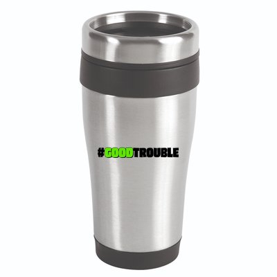Get In #GoodTrouble John Lewis Tribute 16oz Travel Tumbler