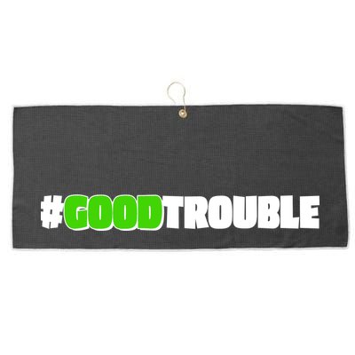 Get In #GoodTrouble John Lewis Tribute Large Microfiber Waffle Golf Towel
