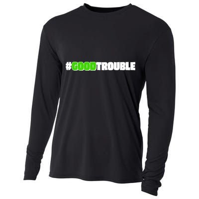 Get In #GoodTrouble John Lewis Tribute Cooling Performance Long Sleeve Crew
