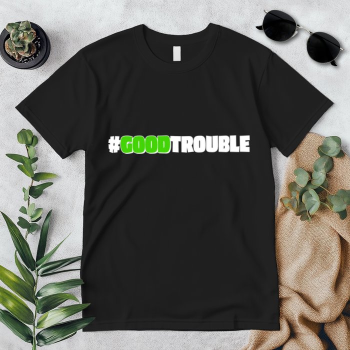 Get In #GoodTrouble John Lewis Tribute Premium T-Shirt