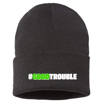 Get In #GoodTrouble John Lewis Tribute Sustainable Knit Beanie