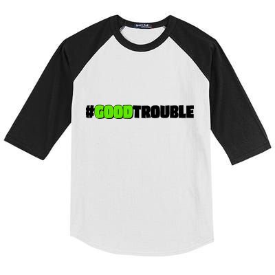 Get In #GoodTrouble John Lewis Tribute Kids Colorblock Raglan Jersey